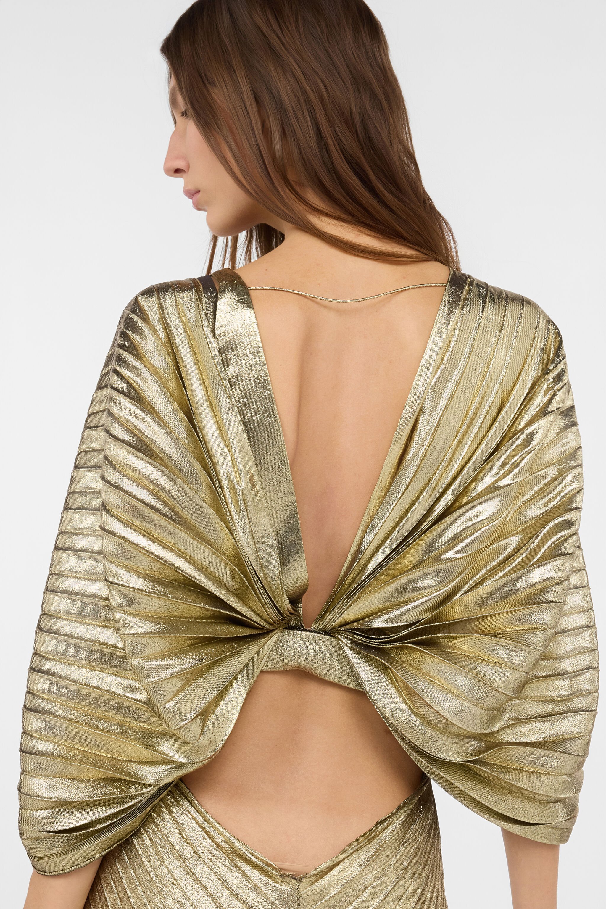 RC Abito Extralungo Dorato Con Motivo Ray Of Gold GOLD WWT109-GU002