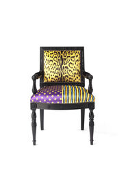 ${brand} Patchwork-Print Armchair ${colorDescription} ${masterID}