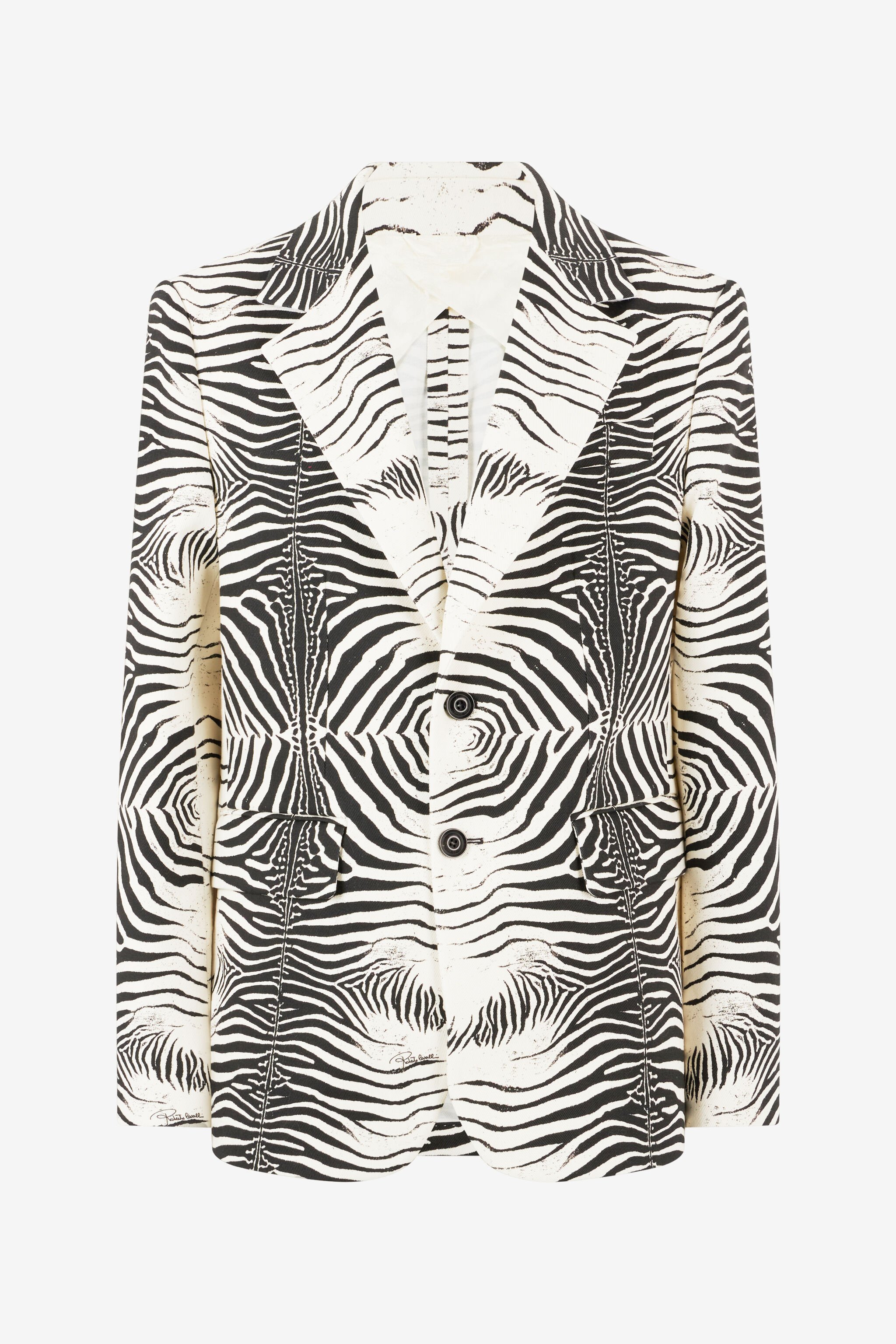 RC Male Cotton and Wool Jacket Black/White URT440-4NN49