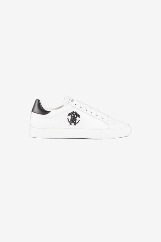 RC Sneakers with Monogram Mirror Snake RC Sneakers with Monogram Mirror Snake White/Black RKS038-PZA90