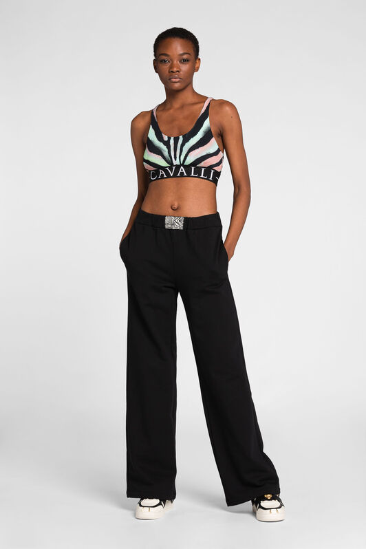 RC Zebra-Print Logo-Jacquard Crop Top RC Zebra-Print Logo-Jacquard Crop Top Light green/Black OQT60D-LND03