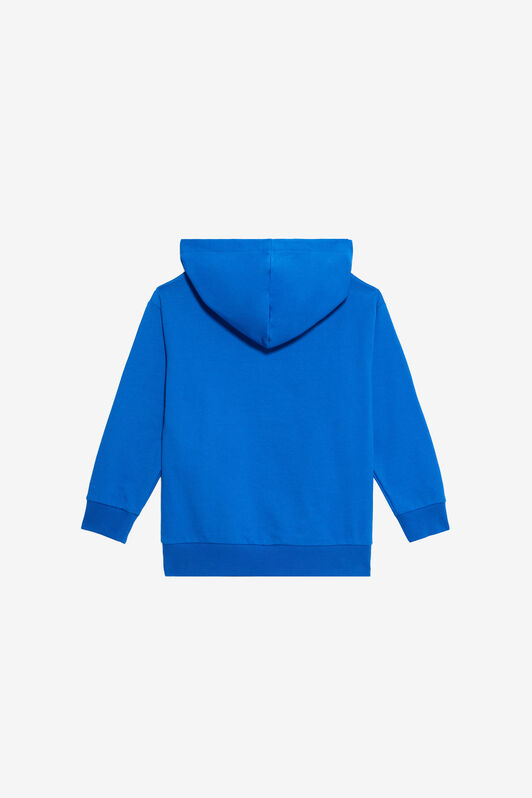 JU Cobalt Blue Sweatshirt with Tiger Print COBALT BLUE VJT68C-CF050