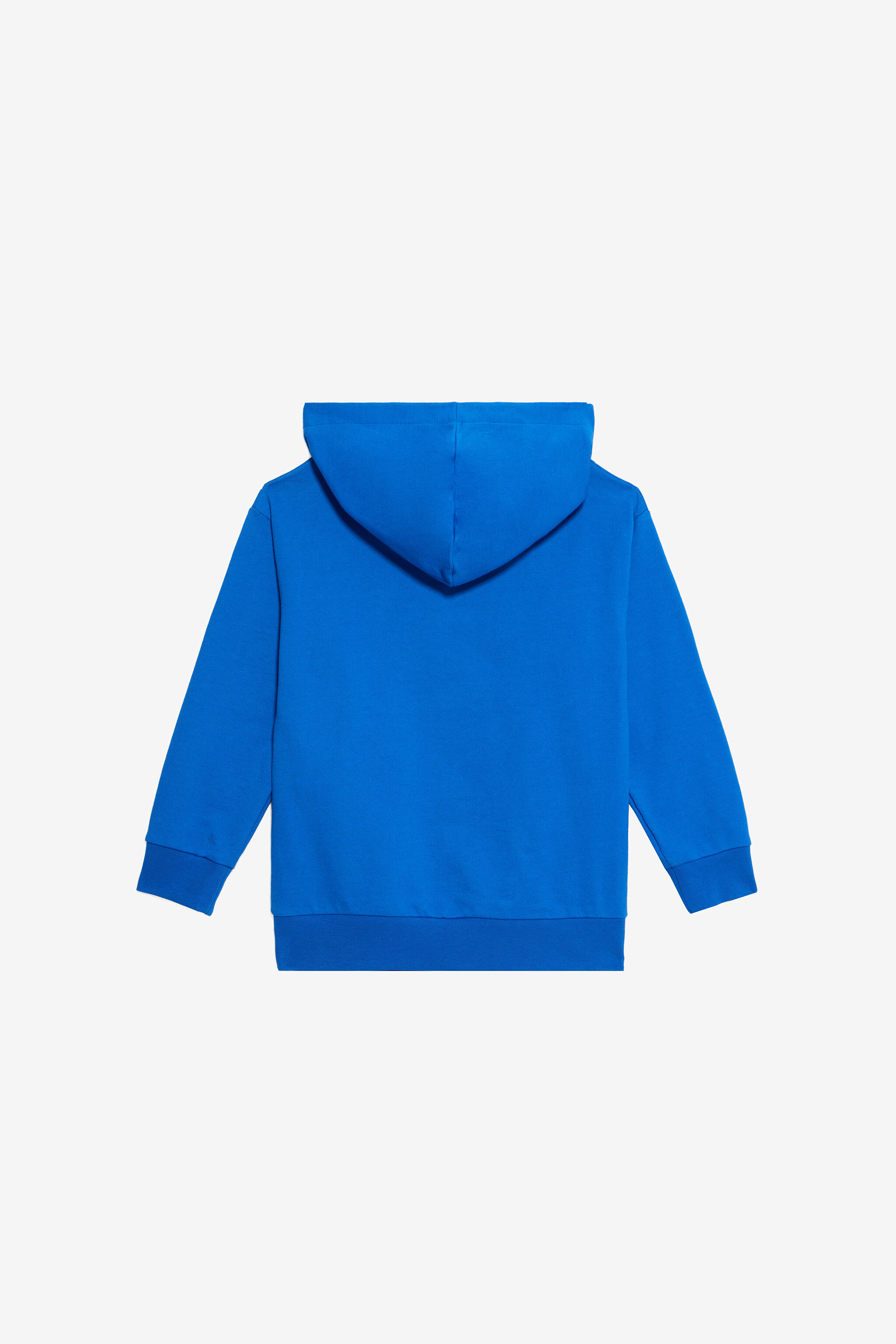 JU Cobalt Blue Sweatshirt with Tiger Print COBALT BLUE VJT68C-CF050