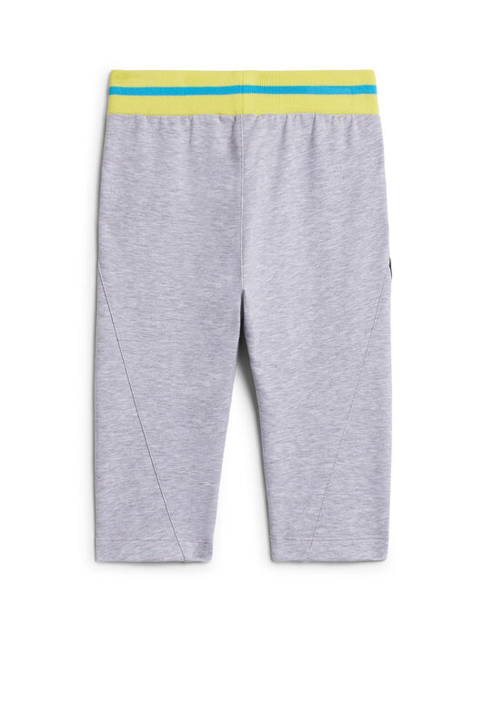 JU Grey melange striped trackpants GREY MELANGE IJT285-CF042