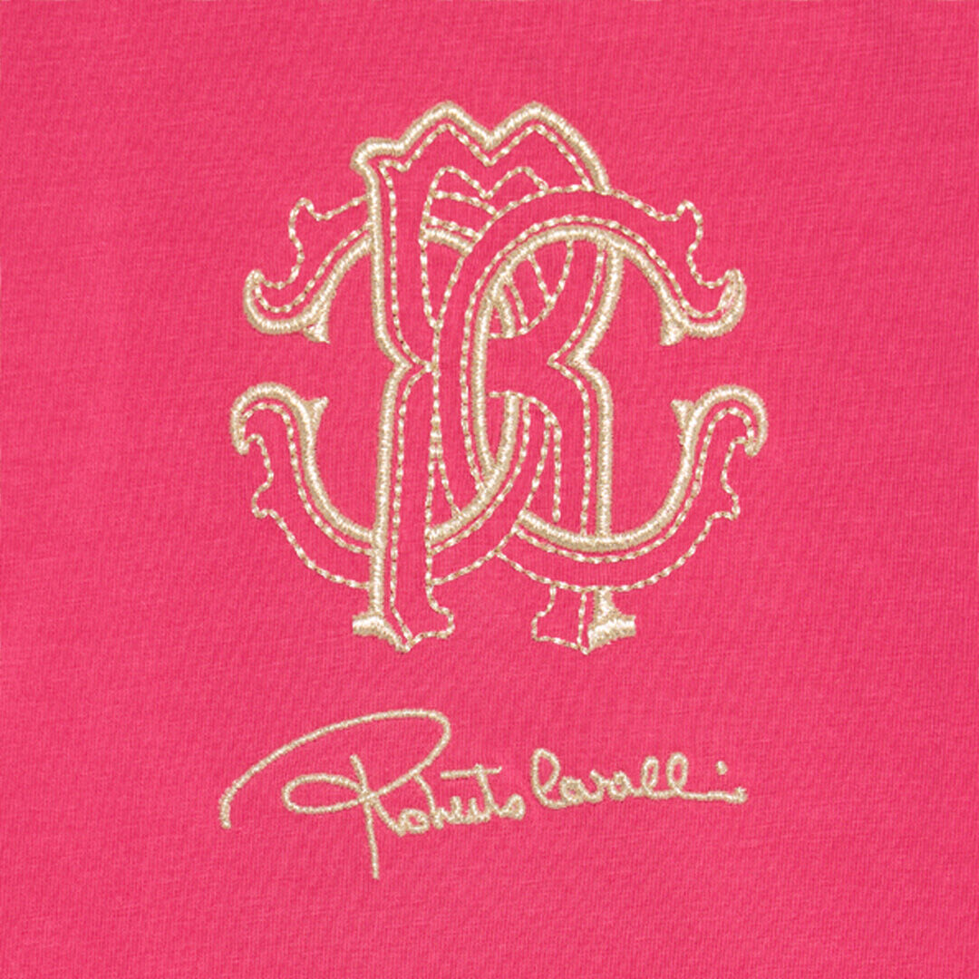 JU T-Shirt Fucsia Bouganville Con Monogram RC FUXIA BOUGANVILLE VJT62H-JD001