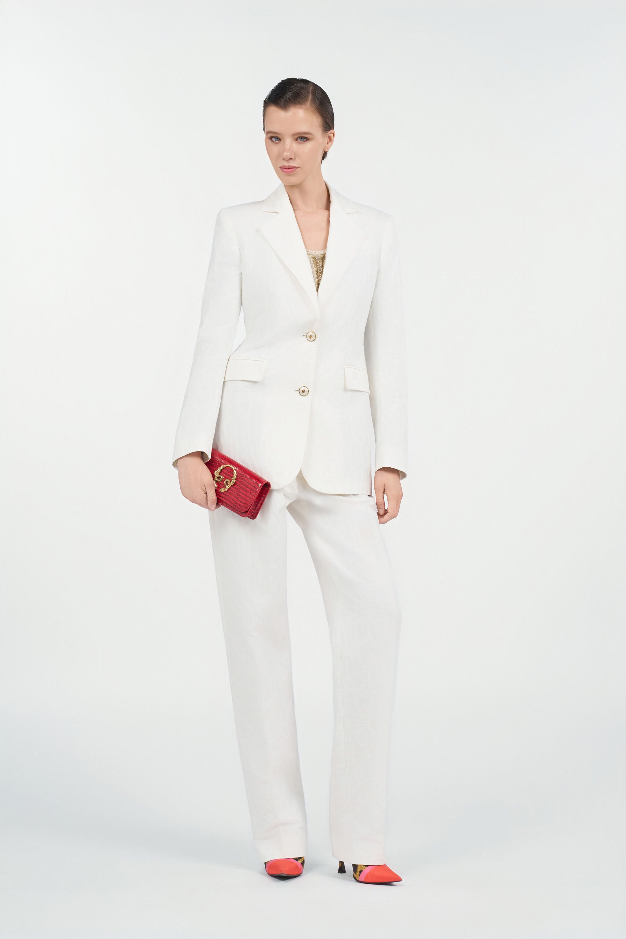 RC Palazzo-Hosen WHITE WQT205-CH090