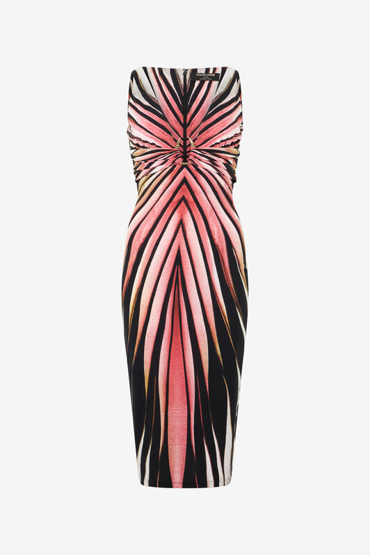 RC Sheath Dress With Ray Of Pink Print Pink VKT100-LNM33