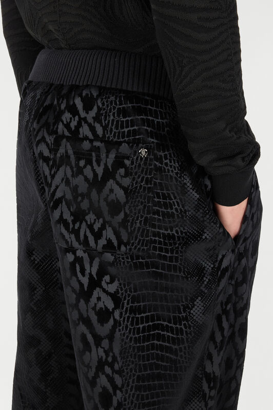 RC Pantalon Avec Motifs Animaliers Noir URT25Y-CJ007