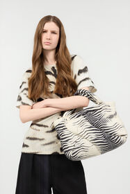 RC Bolso mediano Firenze Negro/Blanco ULL011-IL013
