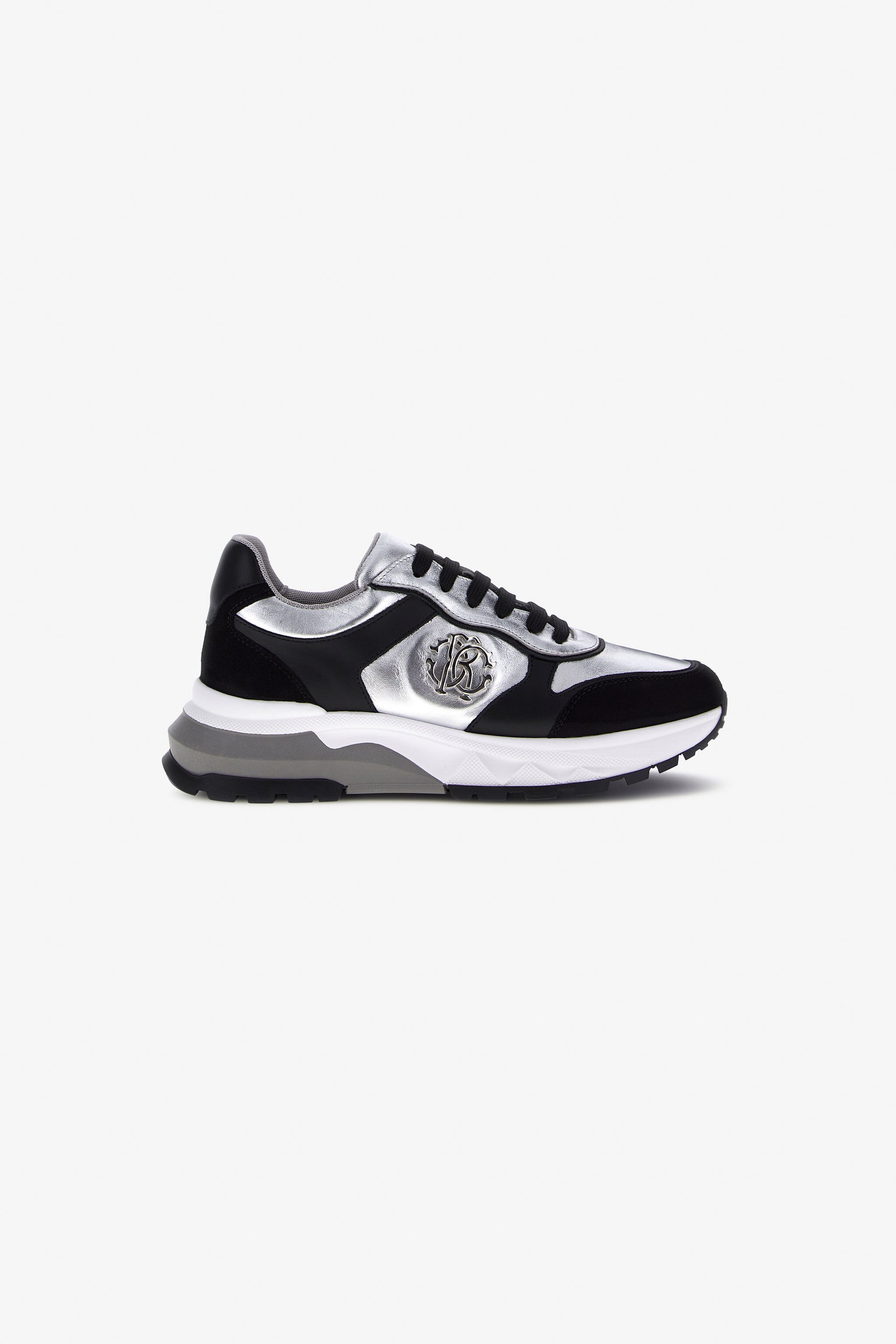 RC RC logo sneakers Schwarz/Silber NOS00D-PNO01