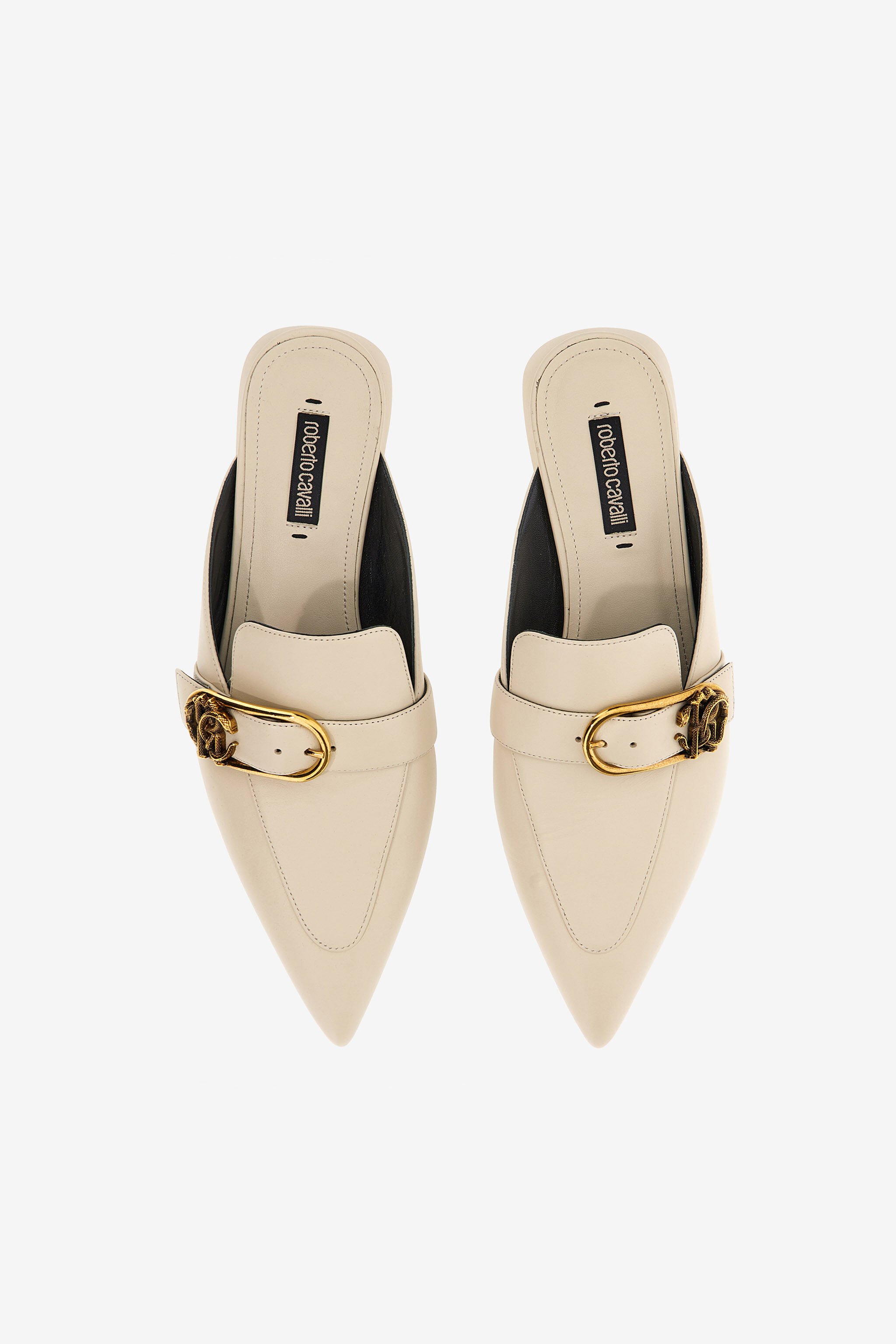 RC Mules con Logo Avorio SKS019-PZ172