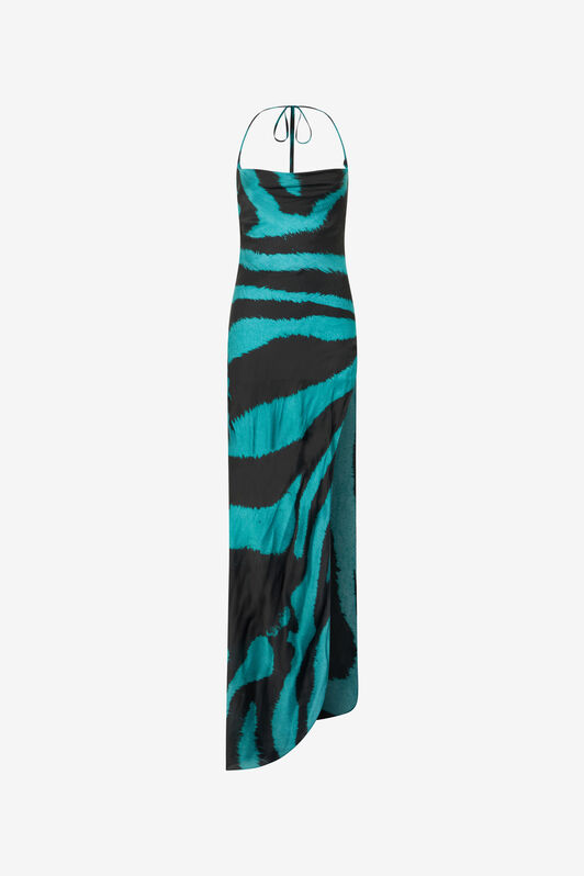 RC Vestido con estampado Zebra Tribute Azul UWT125-CTP26