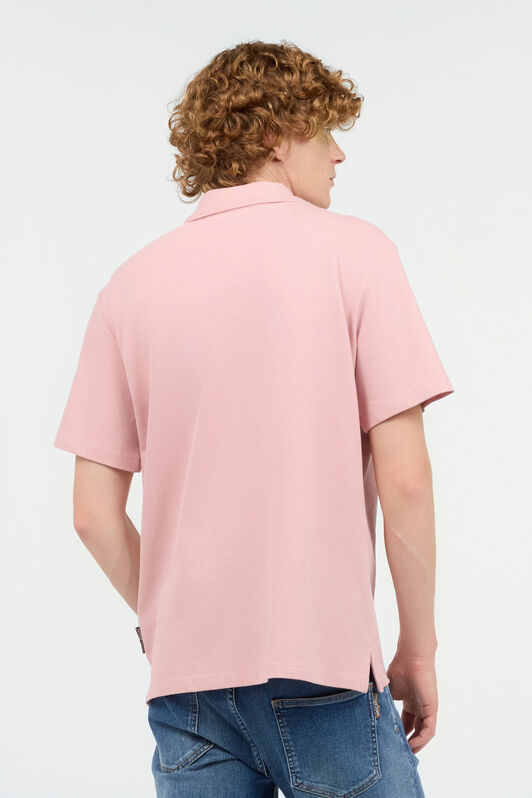 JC Polo Con Monograma JC Bordado Rosa UFT020-UF040