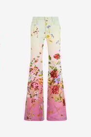 ${brand} Flare-Hose mit Miami Flowers-Print ${colorDescription} ${masterID}