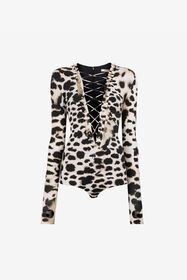 ${brand} Bodysuit mit Murena-Print ${colorDescription} ${masterID}