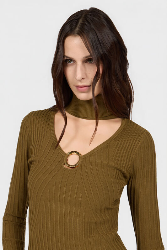 JC Brauner Pullover VERDE 185 VFM039-VF295