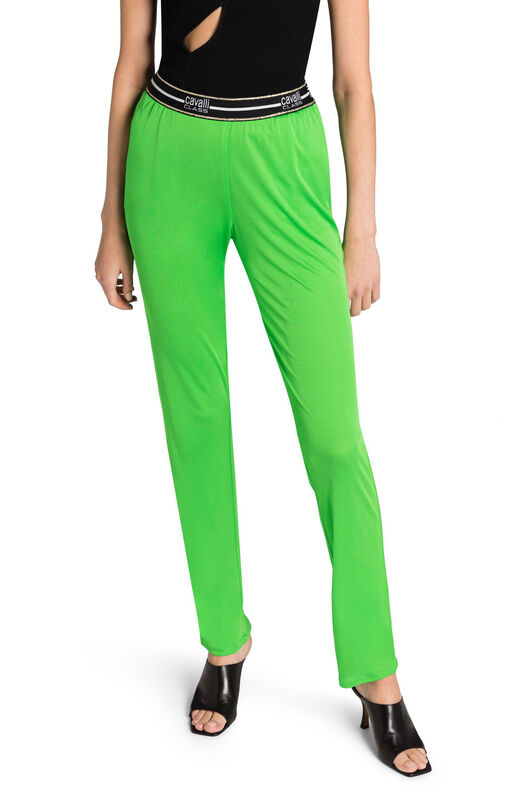 CL Logo-Jacquard Trousers VERDE ERBA GXLWAD-IWAZO