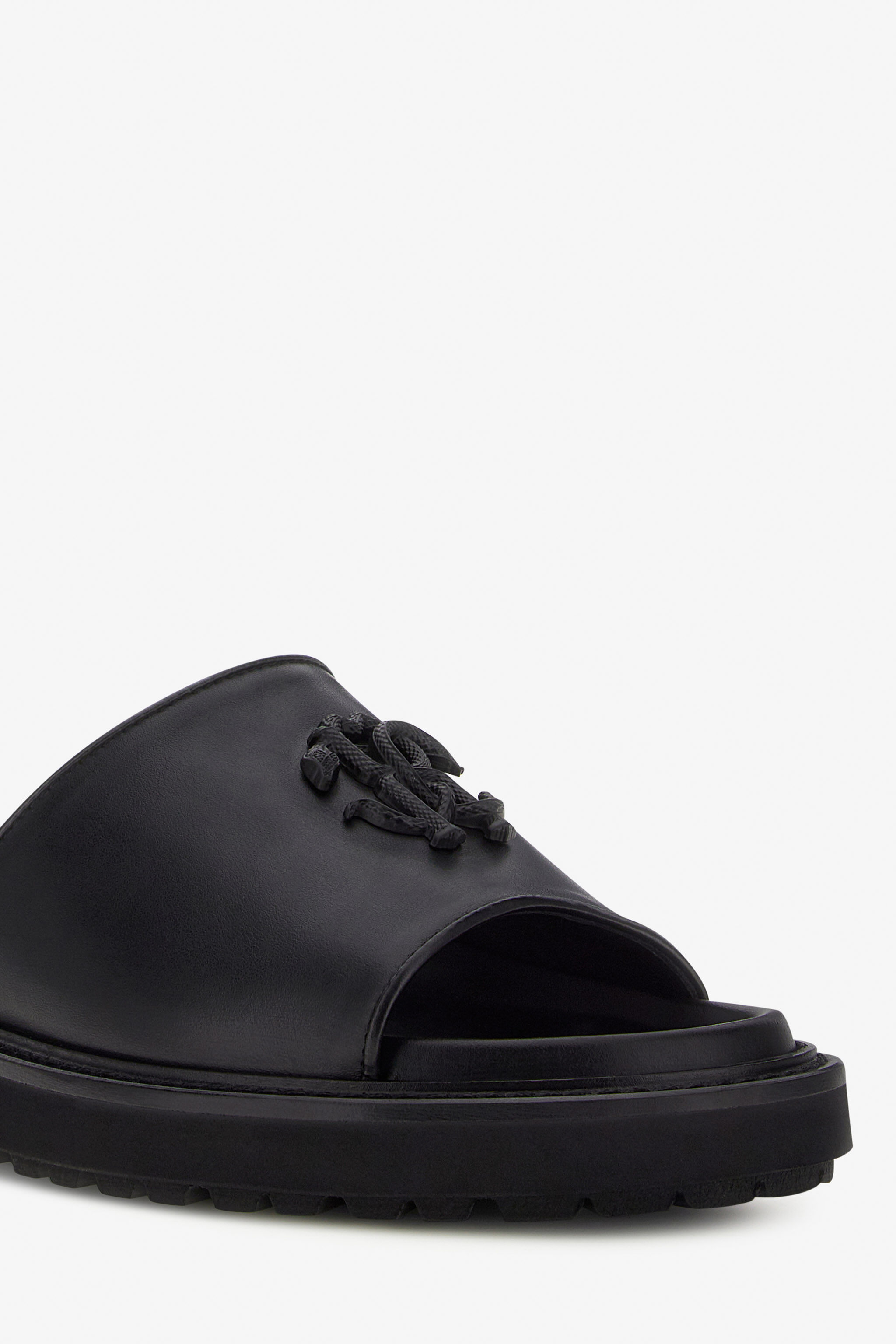 RC RC logo sandals Black SRS058-PZA90
