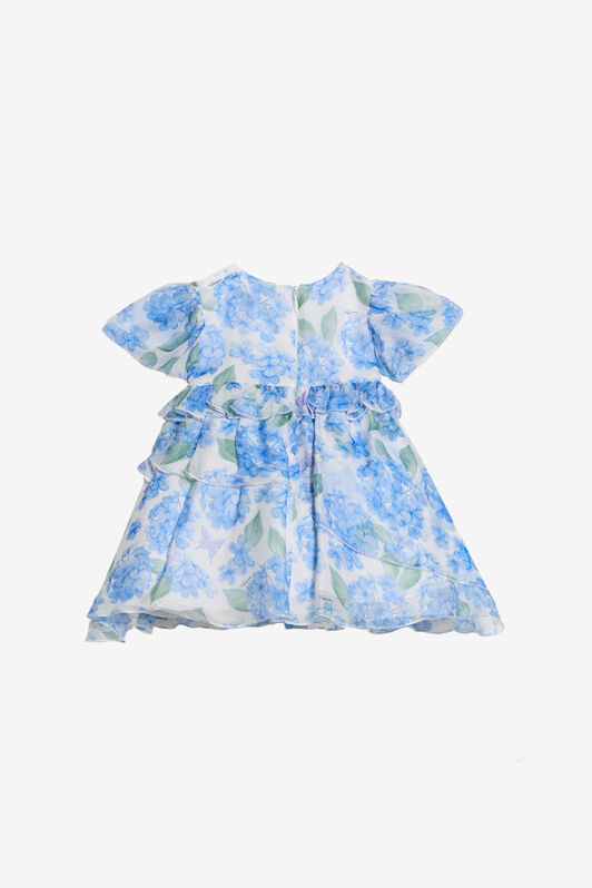 JU Kleid mit Plumago-Print JU Kleid mit Plumago-Print WHITE/BLUE WJT105-CTR13