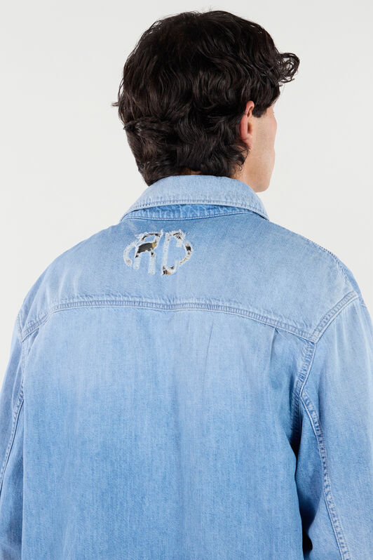RC Denim Shirt with Jewel Buttons RC Denim Shirt with Jewel Buttons Bleu clair VRJ776-VT001