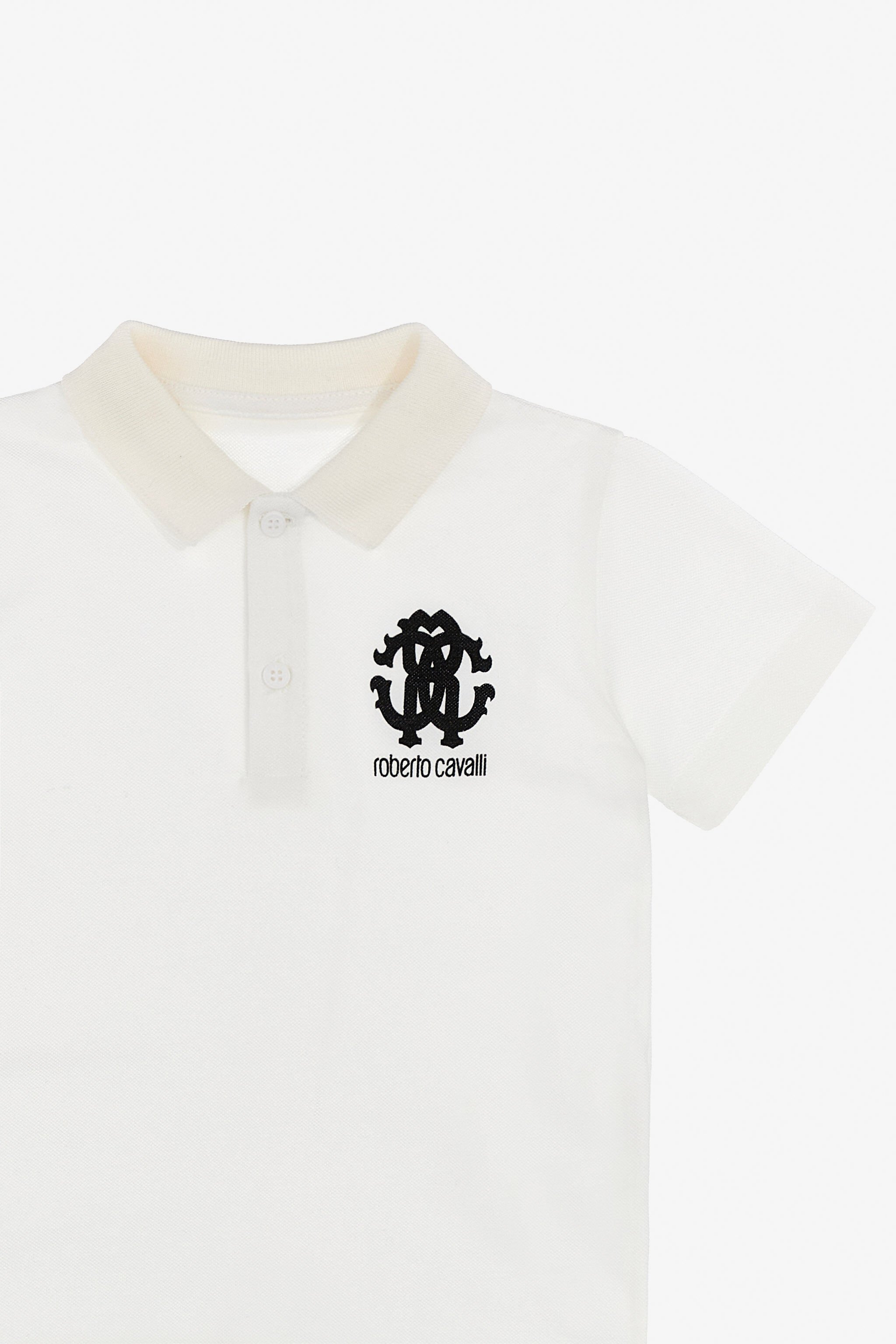 JU RC Logo Polo White SJT654-KB002