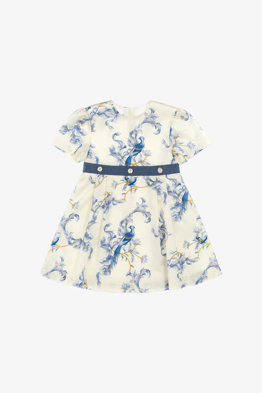 JU Printed Dress Hellblau SJT148-DQL49