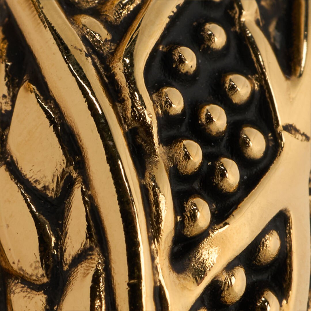 RC Anello Cocktail Oro Anticato E Nero Con Rombo OLD GOLD/BLACK WWG016-AM061