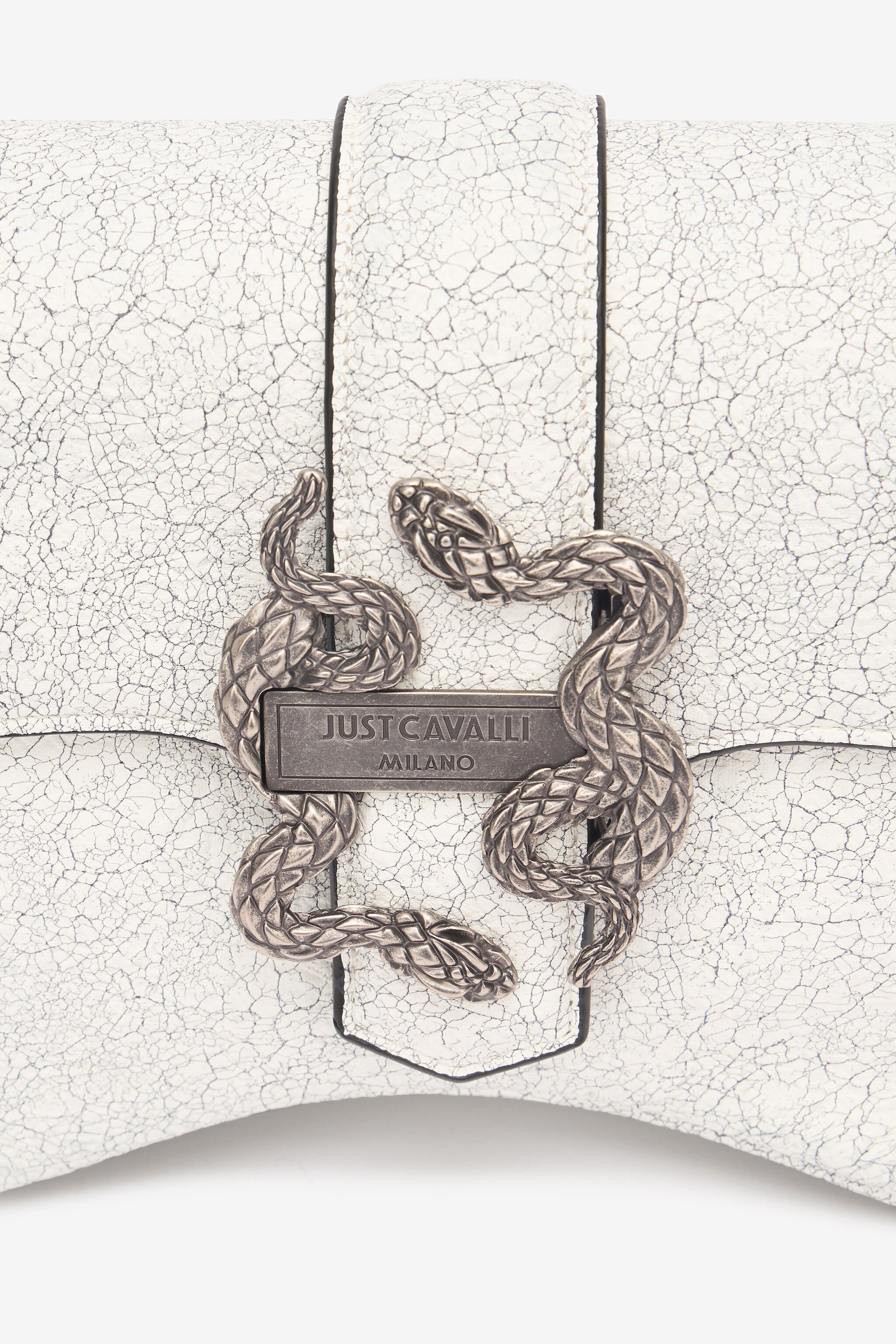 JC Bolso Efecto Mármol Con Mirror Snake Blanco UFB029-UF398