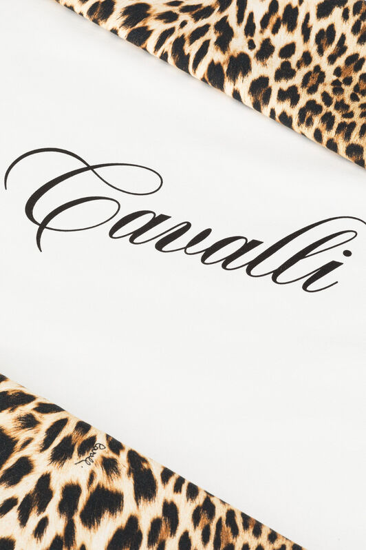 JU Logo And Leopard-Print Baby Blanket NATURALE OJT806-ISA2J