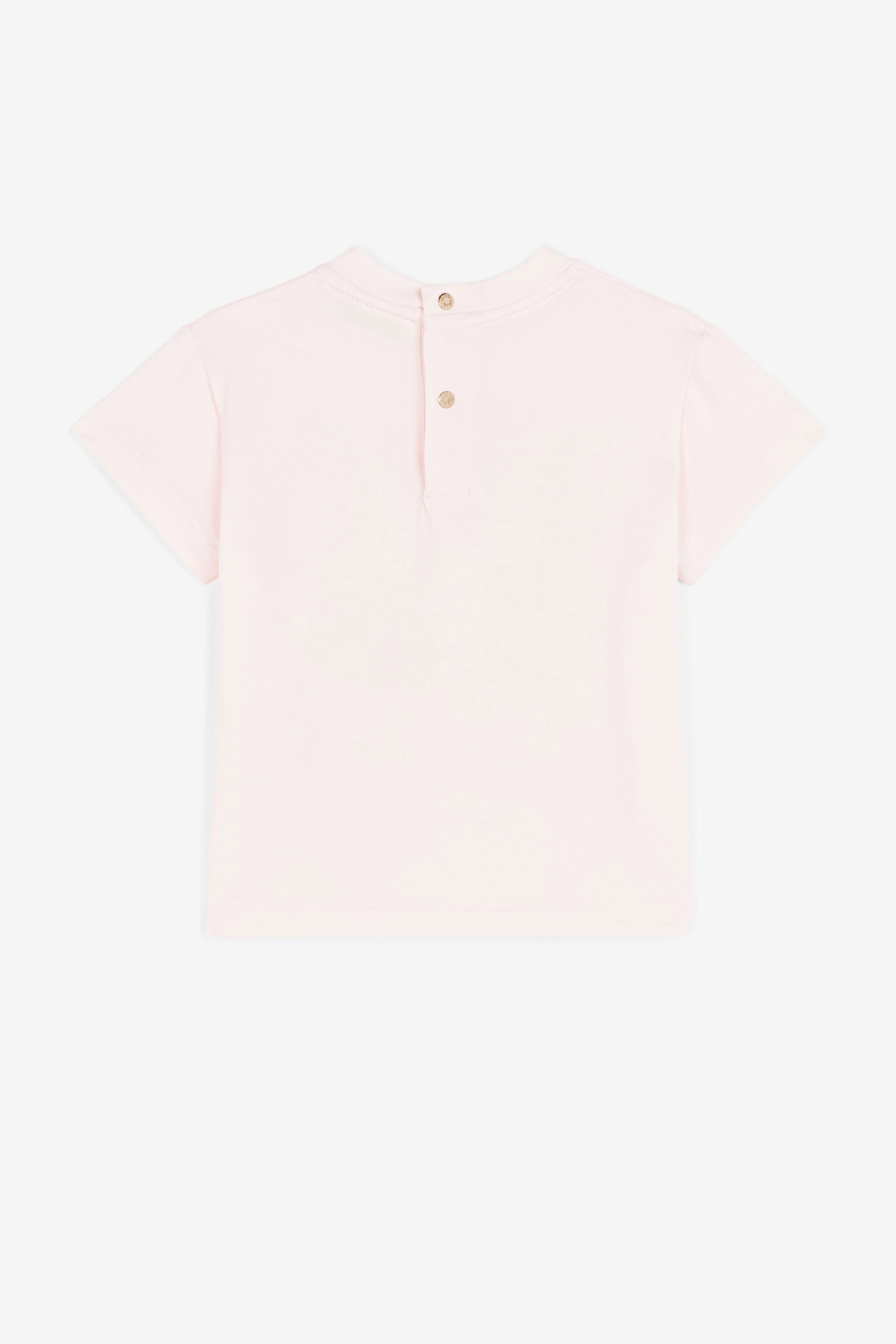 JU Aquatic-print short-sleeved T-shirt Pink QJT654-JV025