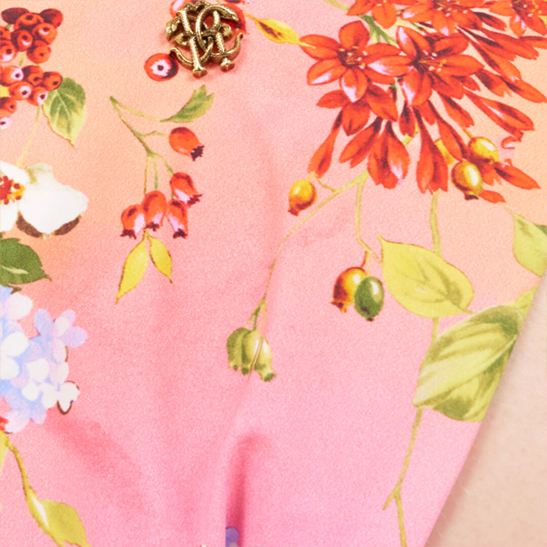 RC Slip Bikini Stampa Miami Flowers GREEN/FUCHSIA WQW002-HVR39