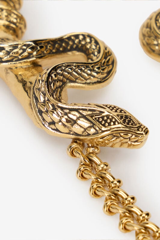 RC Gold Serpentine Necklace OLD GOLD WKG007-AM001