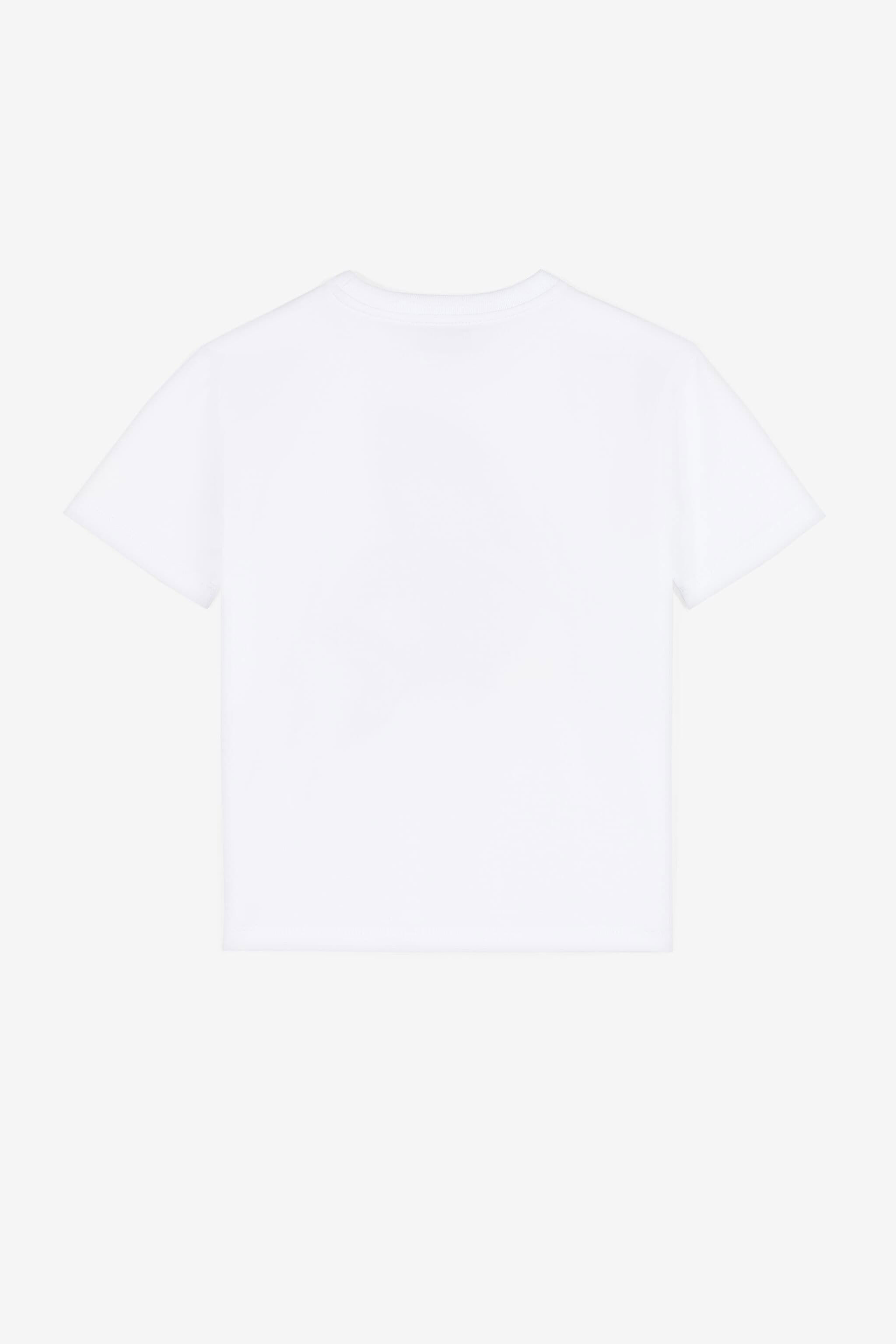 JU Shark-print short-sleeve T-shirt White QJT680-JV025