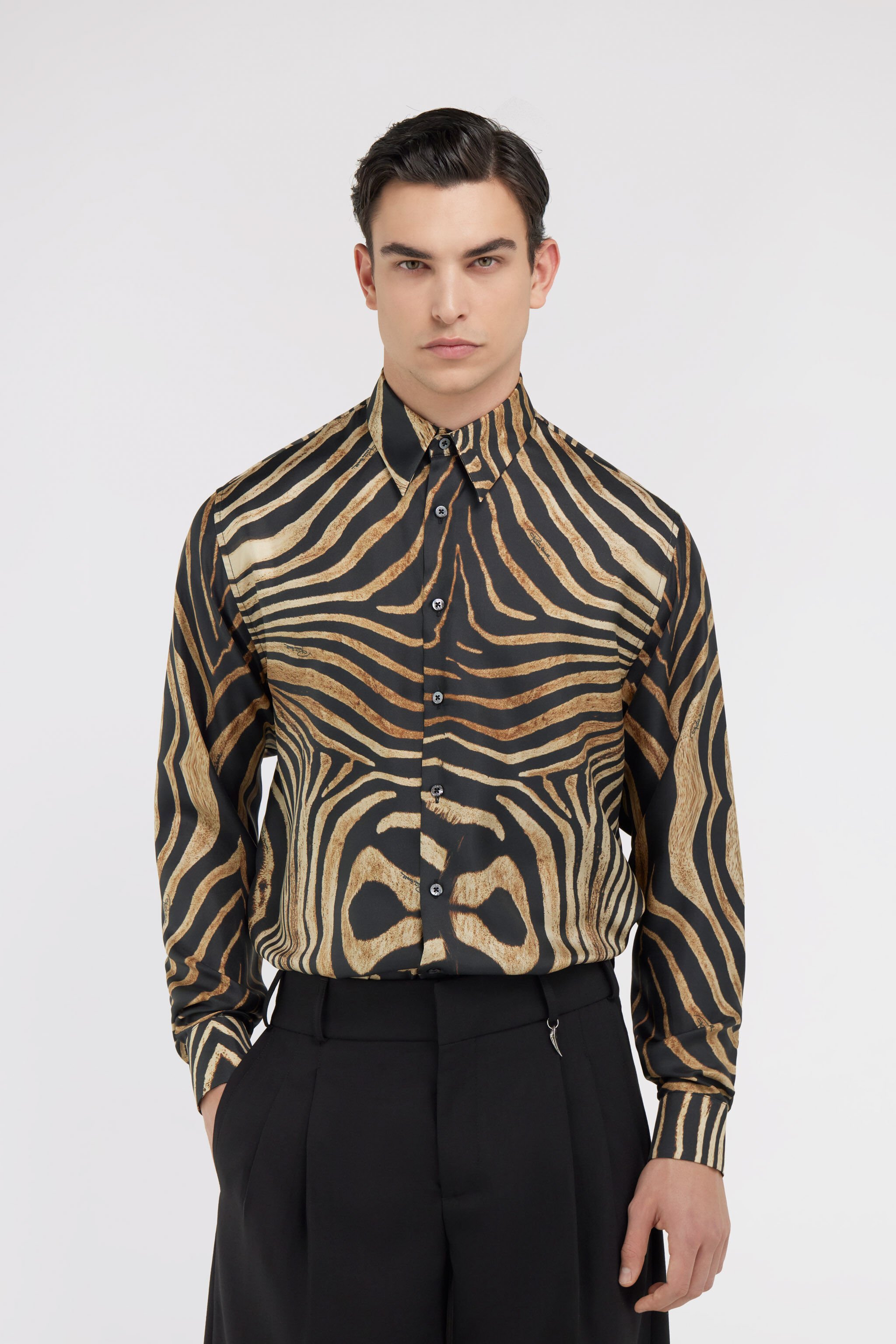 RC Camicia con stampa Marrone chiaro NOT70B-2NM81