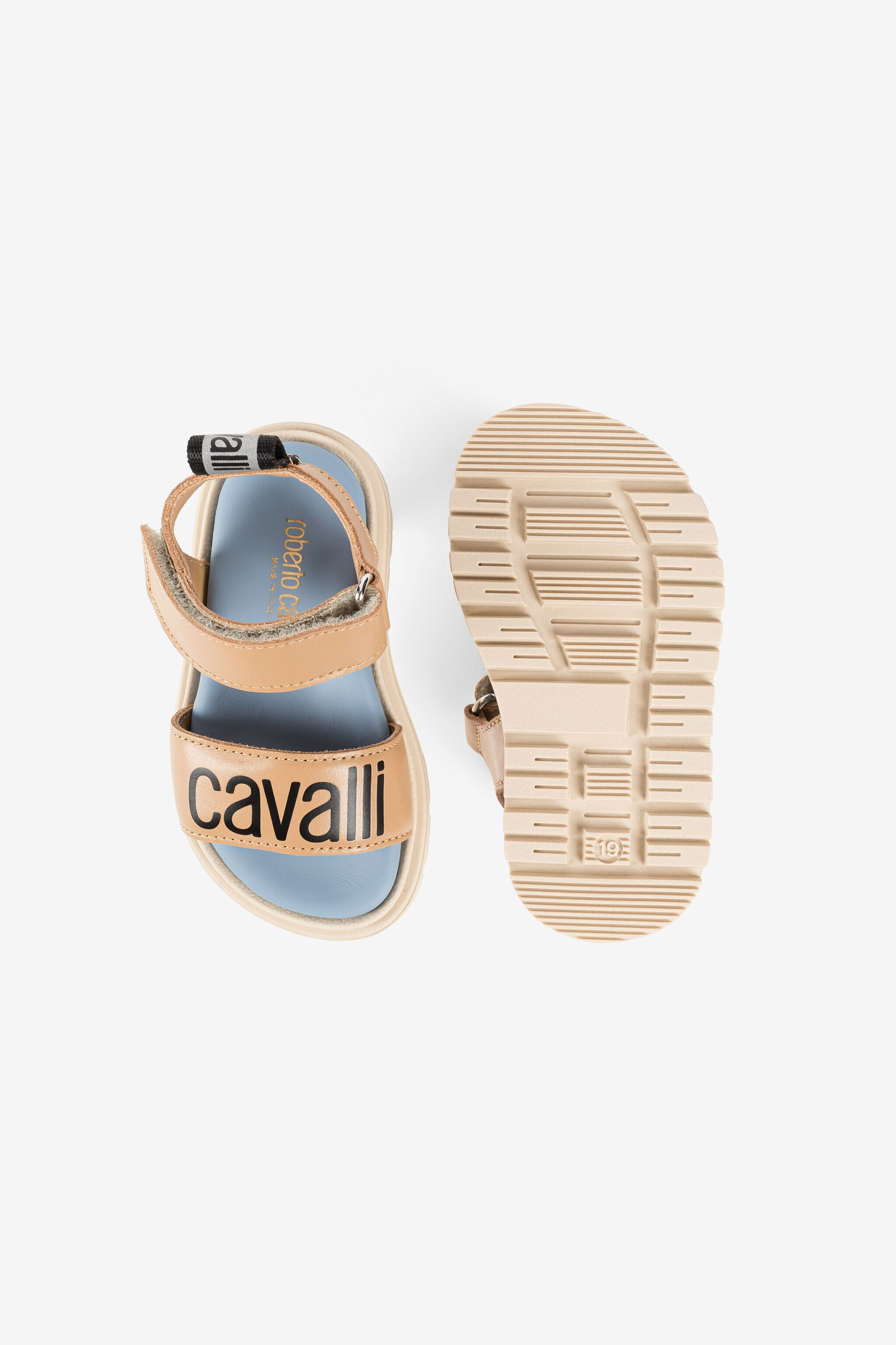 JU Sandali con logo Marrone chiaro Q61119-Q0022