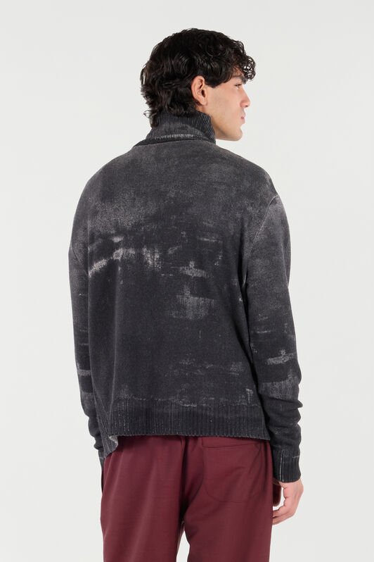 RC Wool Sweater with Turtleneck RC Wool Sweater with Turtleneck Black VNM650-MQ036