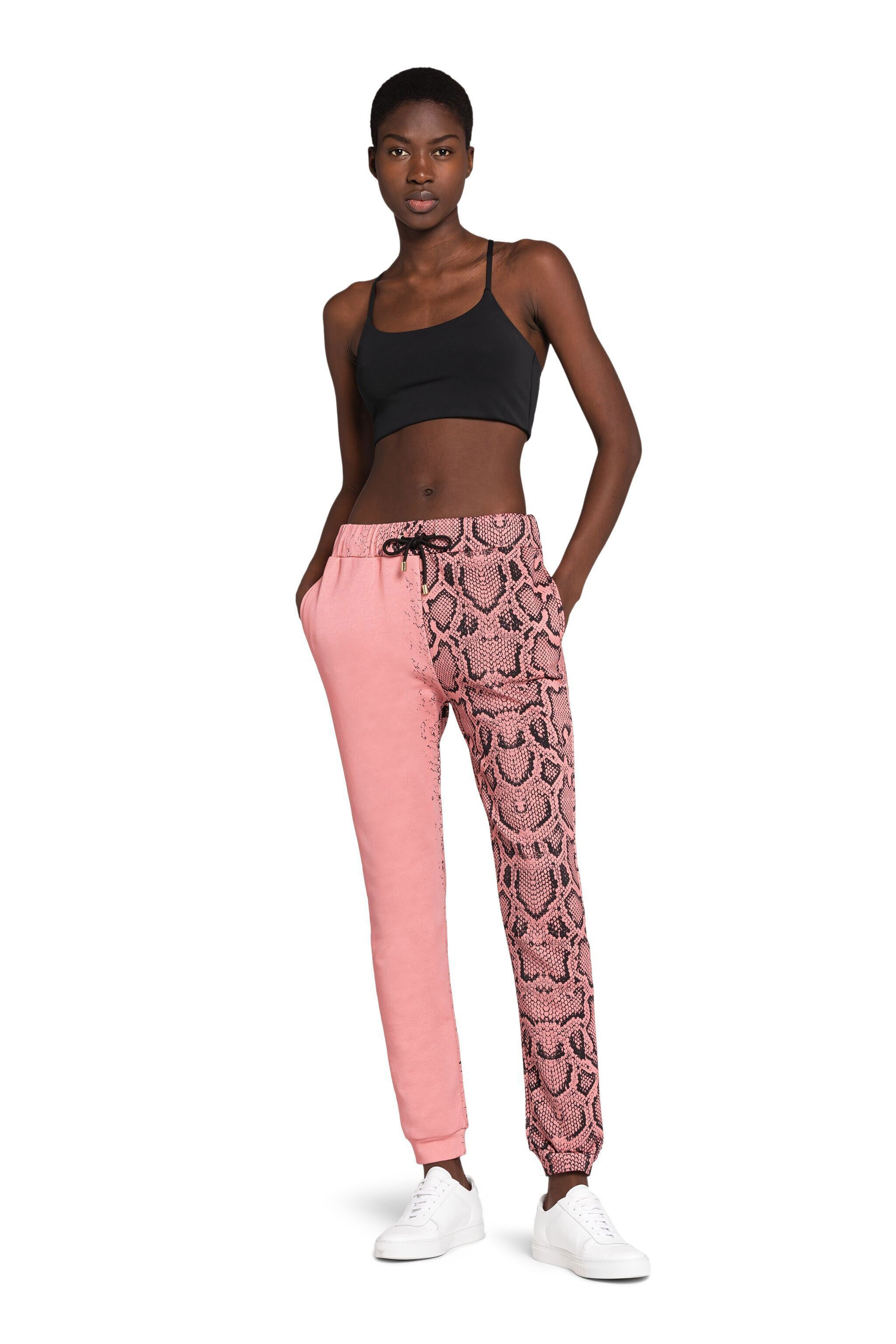 RC Python-Print Sweatpants Rosa IST25A-CF050