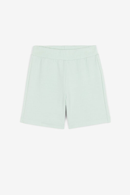 JU Monogram-print jersey shorts JU Monogram-print jersey shorts Light green QJT255-CF050