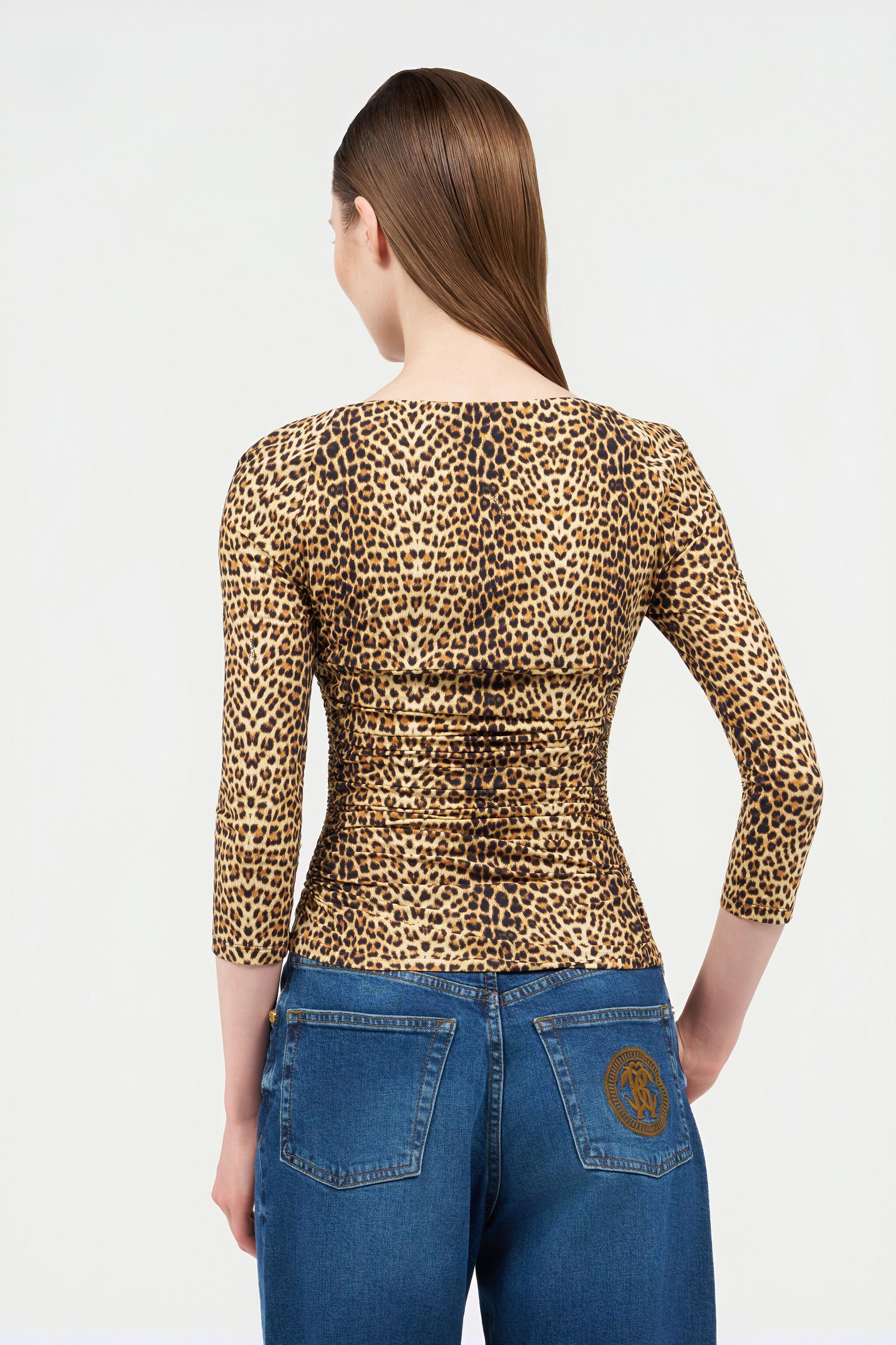 RC Top a Maniche Lunghe con Stampa Baby Jaguar RC Top a Maniche Lunghe con Stampa Baby Jaguar BROWN WQT600-LNR31