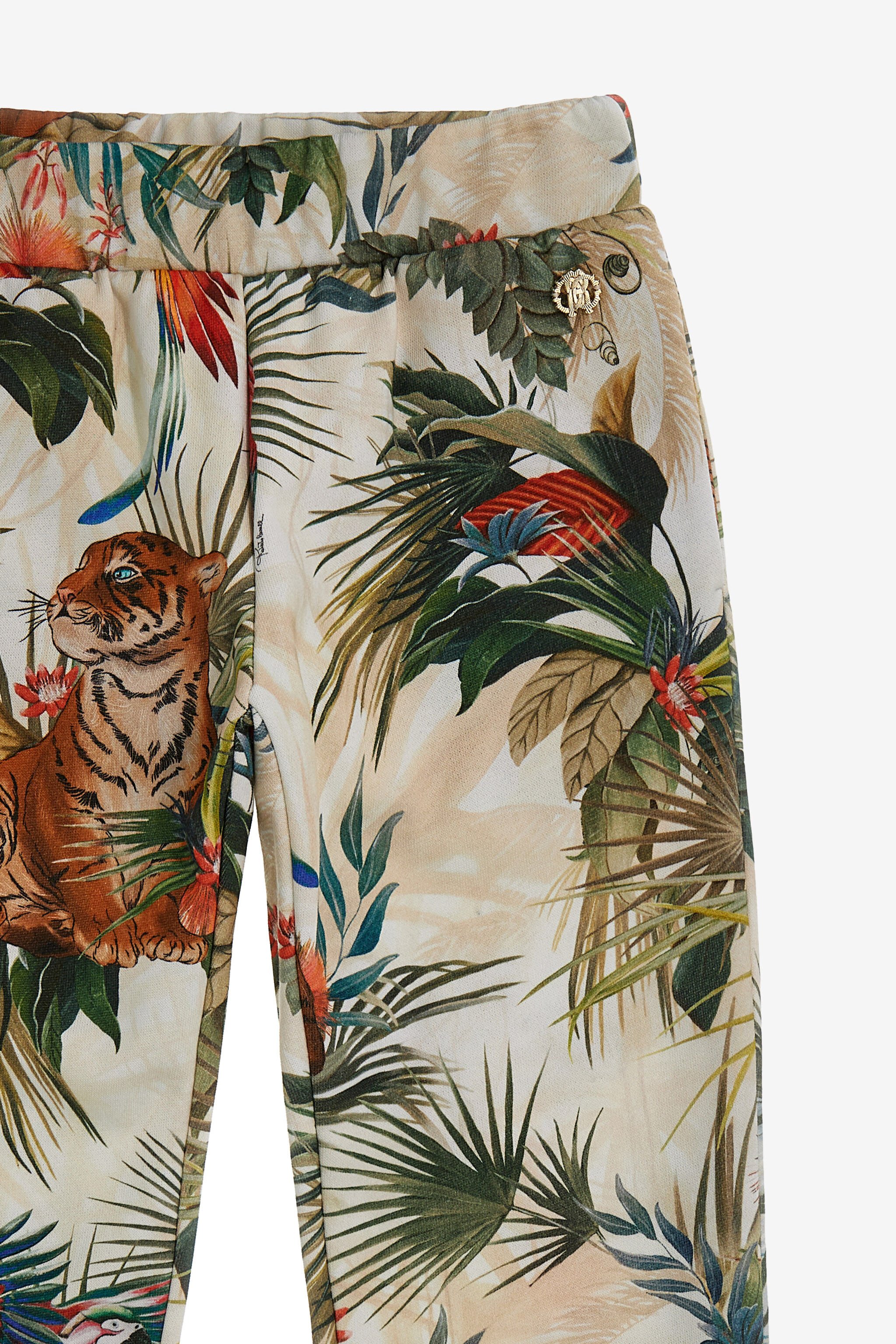 JU Jungle Skin print pants Grün SJT250-5OI96