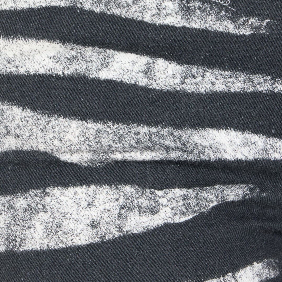 RC Pants With Zebra Print Black/White UKJ221-DAN50