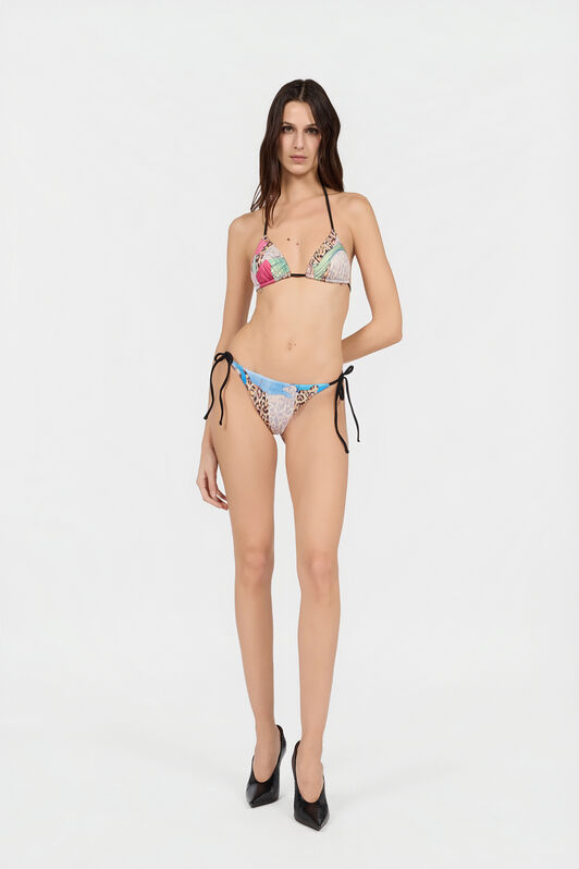 JC Multicolor Flower Print Bikini MULTICOLOR SCURO UFM019-UF269
