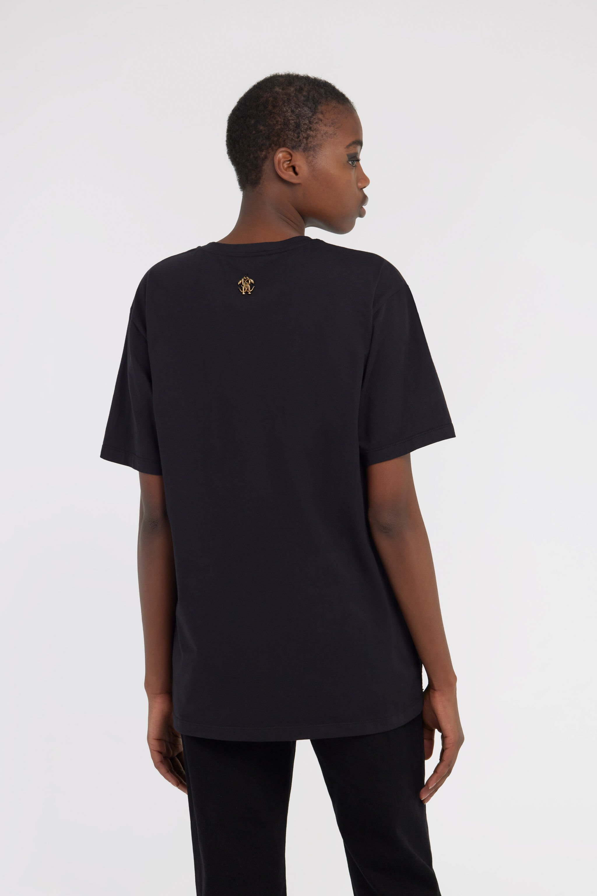 RC Parrot print t-shirt Black SKR62I-JD063