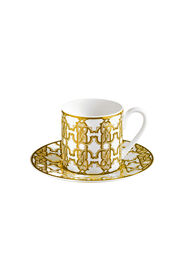${brand} Monogram Gold2 Coffe Cups In Gift Box ${colorDescription} ${masterID}