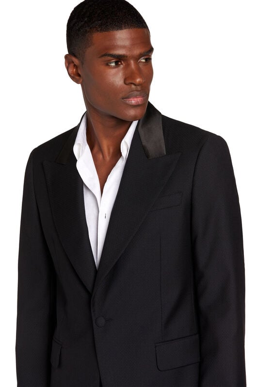 RC Costume deux pièces en laine coupe slim Noir MNT916-MQ037