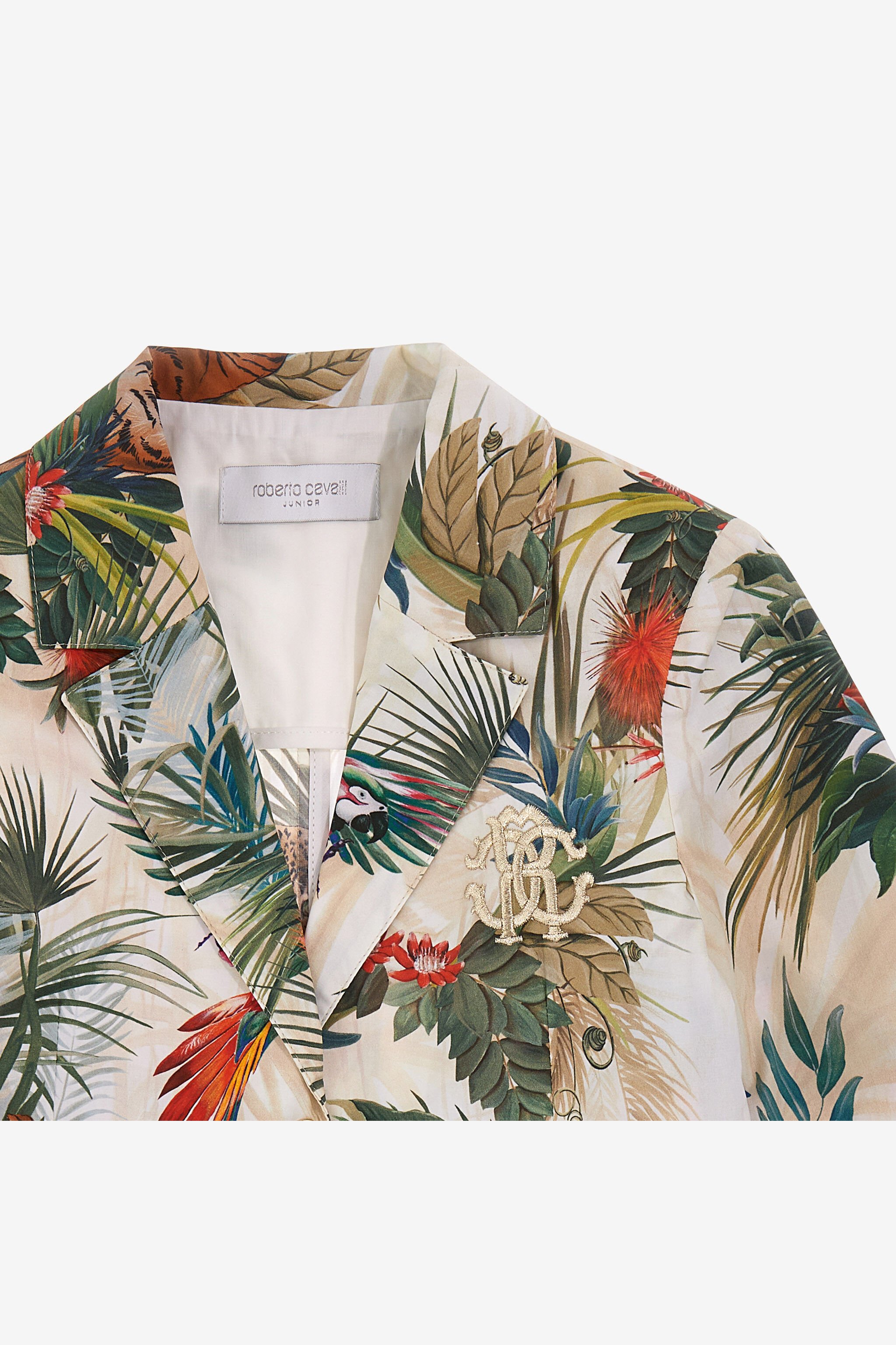 JU Jungle print jacket Grün SJT403-RN012