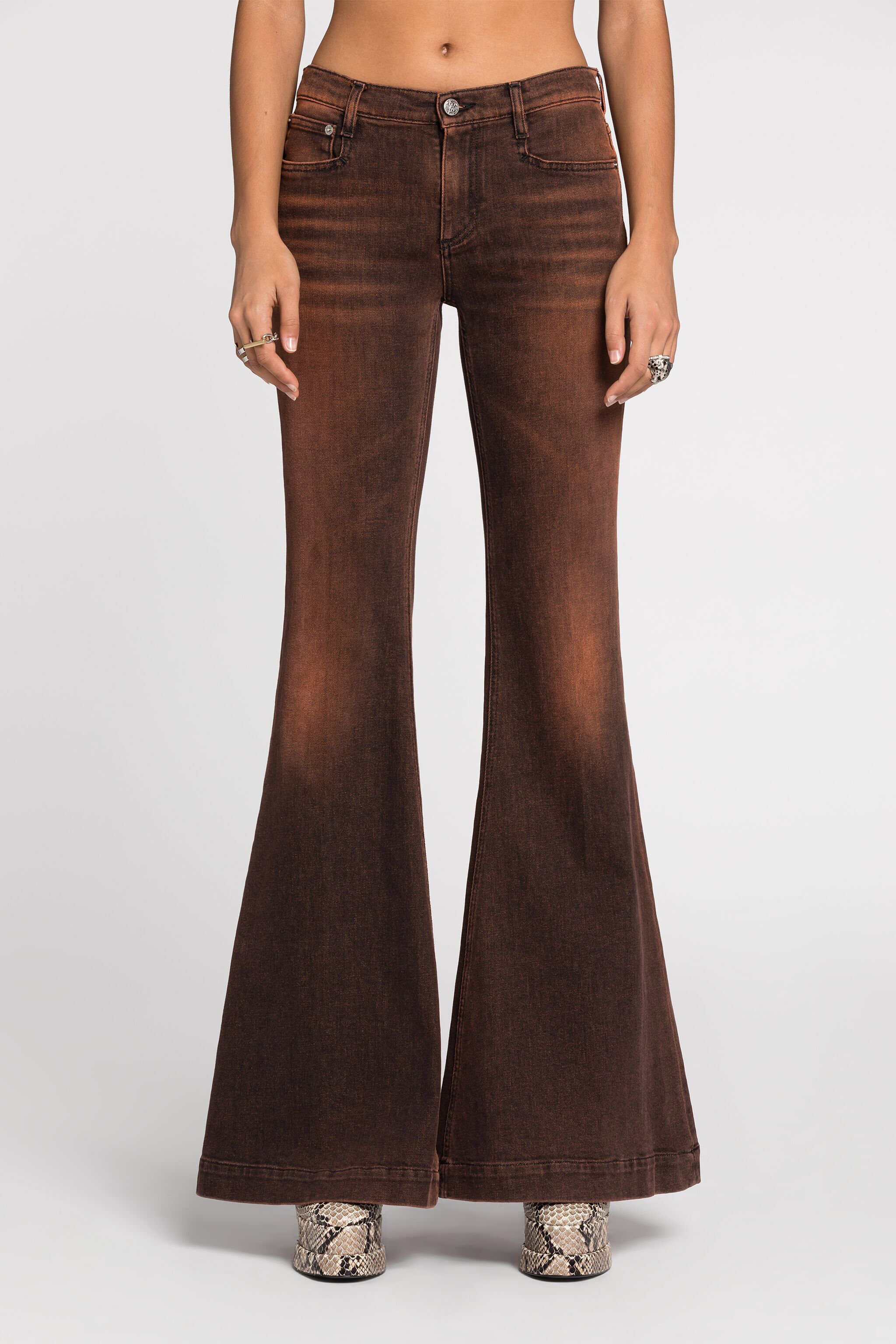 RC Flared Jeans Dunkelbraun RKJ205-DN001
