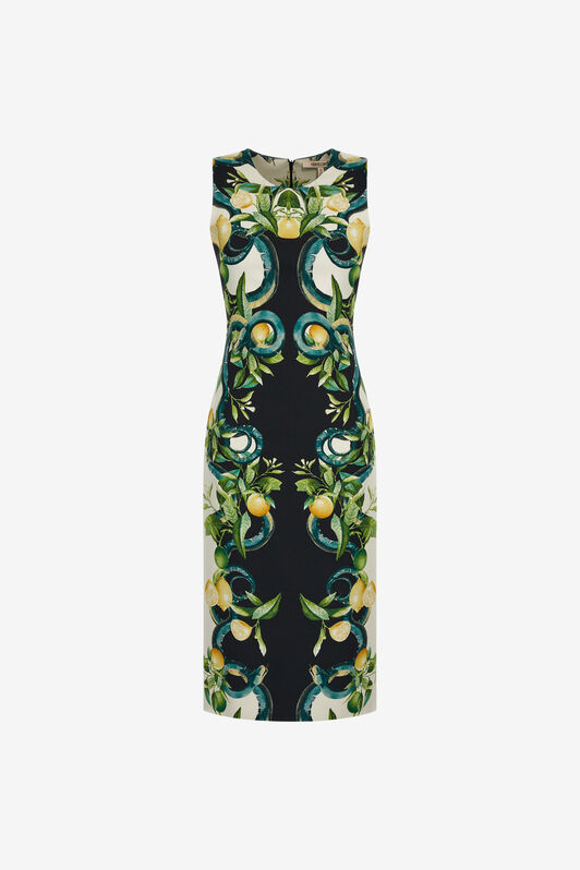 RC Short Lemon print dress RC Short Lemon print dress Black SKT127-ORL30