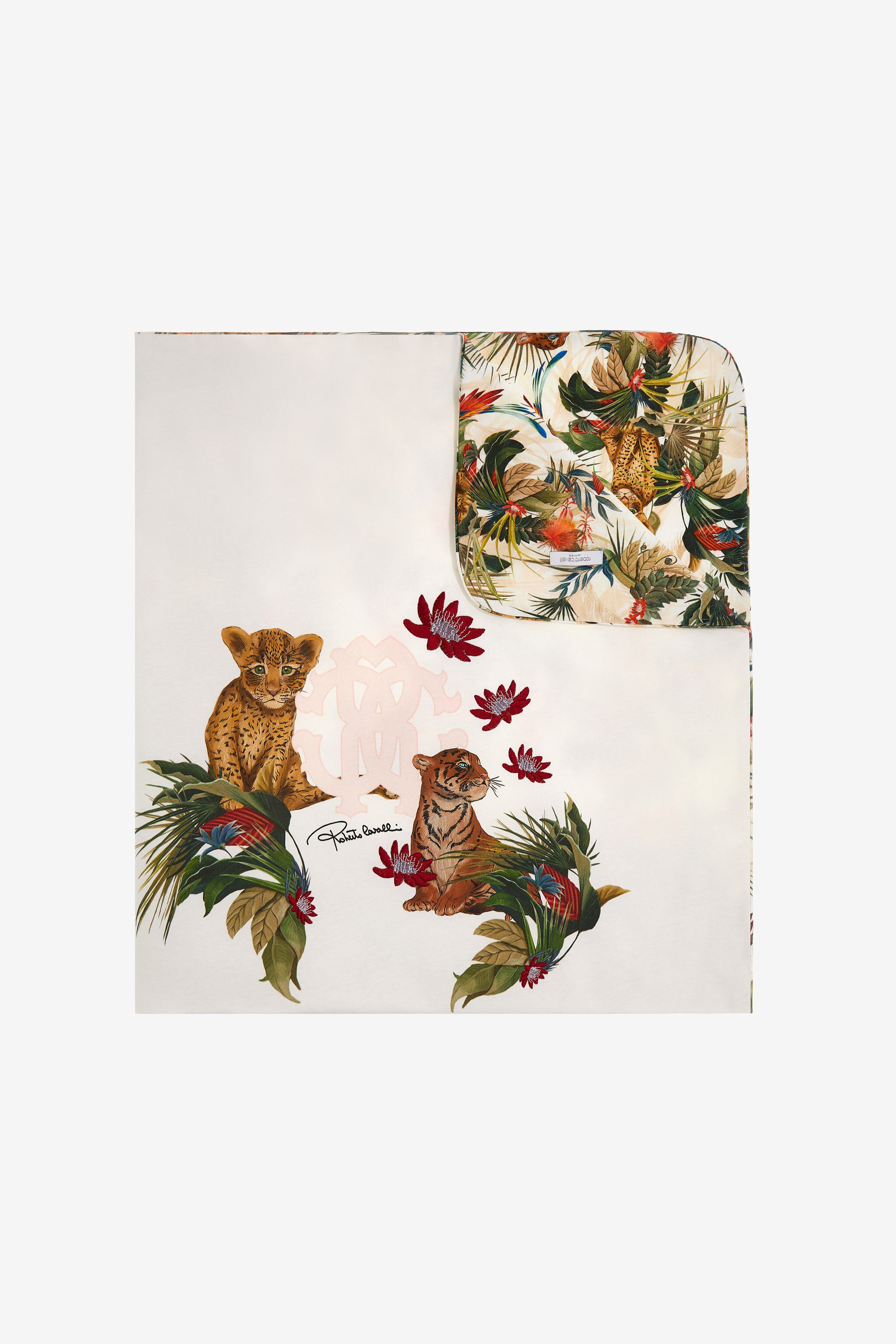 JU Jungle-Print Blanket MULTICOLOR SJT851-JFI95