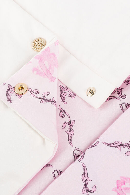 JU RC Monogram And Filigree-Print Baby Nest Pink RJT804-JD001